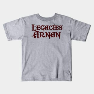 The Legacies of Arnan (Burgundy) Kids T-Shirt